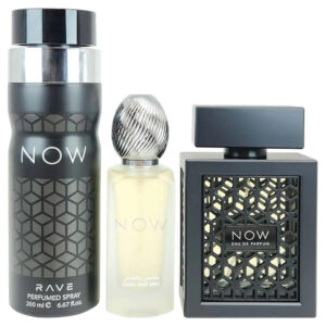 Rave Now By Lattafa For Men (3Pcs Gift Set) - perfumesandrea